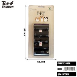 PET WASTE BAGS PRINTED (10-ROLL)PK (6PK)BG 4BG/CS