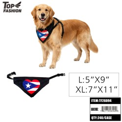 PET BANDANA P.R. FLAG ADJUSTABLE L/XL 20DZ/CS