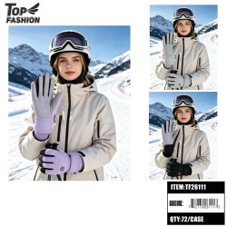 WOMENS GLOVES 3CLR FLEECE LINED TOUCHSCREEN 6DZ/CS