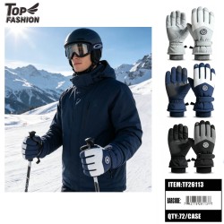 MENS GLOVES TOUCHSCREEN FLEECE LINED WATERPROOF 6DZ/CS