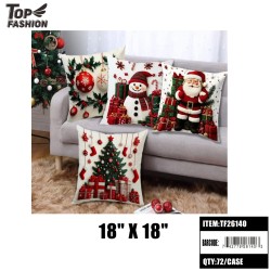 CHRISTMAS PRINTED PILLOW CASE 12PC/6BG/72PC/CS
