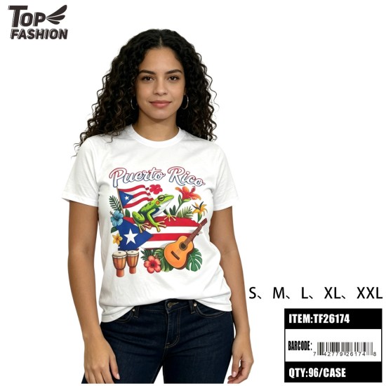 PUERTO RICO COQUI WOMENS T-SHIRT 12PC/8BG/96PC/CS