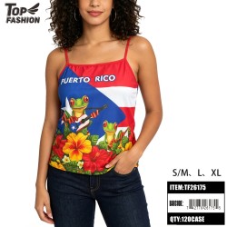 PUERTO RICO COQUI CAMI TANK TOP 12PC/10BG/120PC/CS