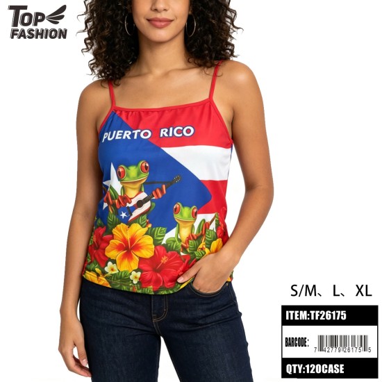 PUERTO RICO COQUI CAMI TANK TOP 12PC/10BG/120PC/CS