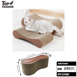 2PC WALNUT CAT SCRATCHER LOUNGE SET 12PC/CS