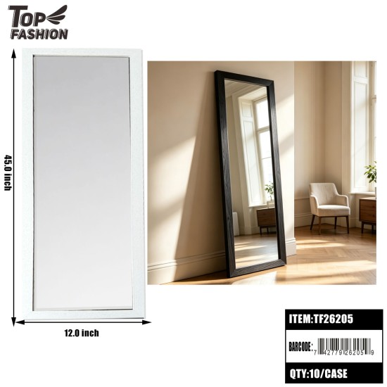 SLIM-FRAME FULL-LENGTH MIRROR 2COLORS 12X45 10PC/CS