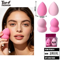 MIX 3 STYLE MAKEUP SPONGE 2PC SET 30DZ/CS