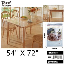CLEAR TABLECLOTH 4DZ/CS
