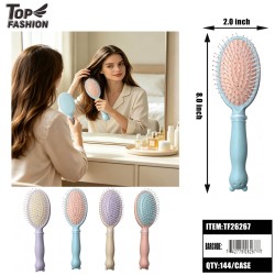 BRUSH MIX 4 COLORS OVAL CUSHION HAIR 12DZ/CS