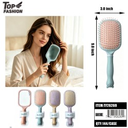 HAIR BRUSH MIRROR CUSHION MASSAGE 12DZ/CS