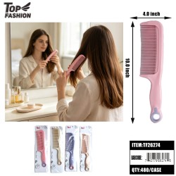 PLASTIC HAIR COMB 4 STYLES ASSORTED 40DZ/CS