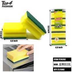 5PCS HEAVY DUTY SPONGE SCOURERS (12PACK)/6BG/CS