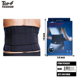 BACK SUPPORT BELT WITH STAYS 6PC/6BG/36PC/CS
