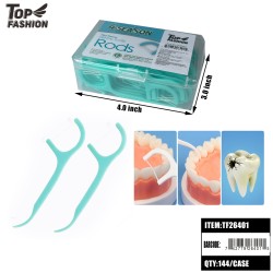 MINT DENTAL FLOSS PICKS 50CT 12DZ/CS