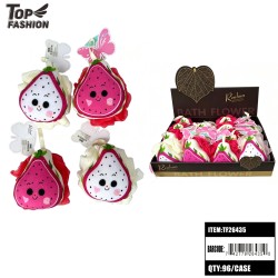FRUIT BATH SPONGE WITH HANG LOOP (16PC) 6BX/CS
