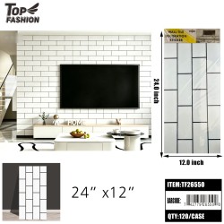WALL TILE STICKER WHITE SUBWAY TILE SELF-ADHESIVE 10DZ/CS