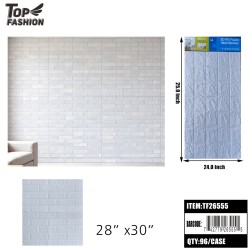 WALL STICKER 3D PE FOAM BRICK SELF-ADHESIVE 8DZ/CS