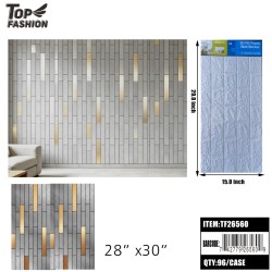 WALL STICKER GOLD FOIL MOSAIC SELF-ADHESIVE 10DZ/CS