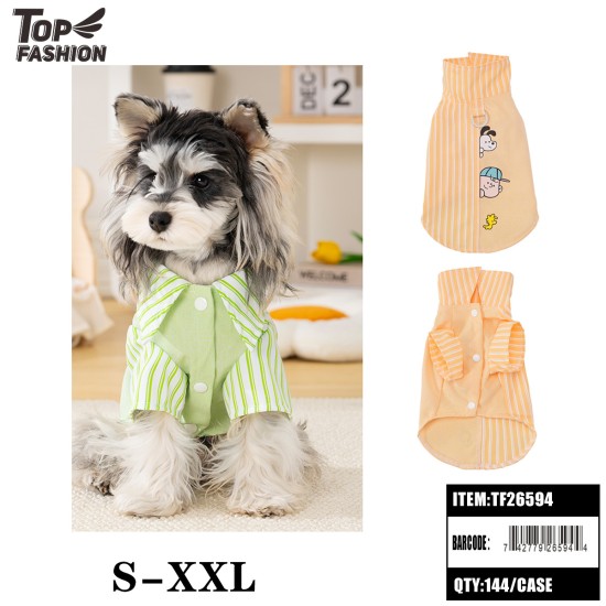 PET PATCHWORK SHIRT M-XXL 2COLORS 12DZ/CS